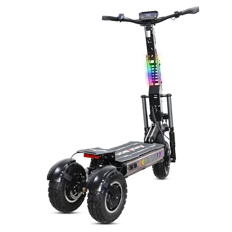 MT30 China Stock 6000W Dual Motor 60V 65Ah Battery Scooter 13-inch Tires Foldable 3-wheel Electric Scooter Oil Brake AXSSIBLZ