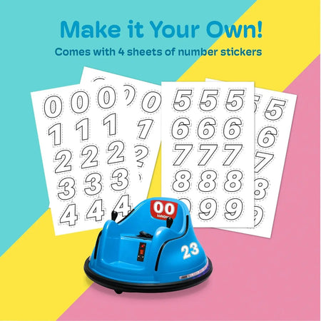 6V Electric Ride On Bumper Car for Kids & Toddlers 1.5-5 Years Old, AXSSIBLZ