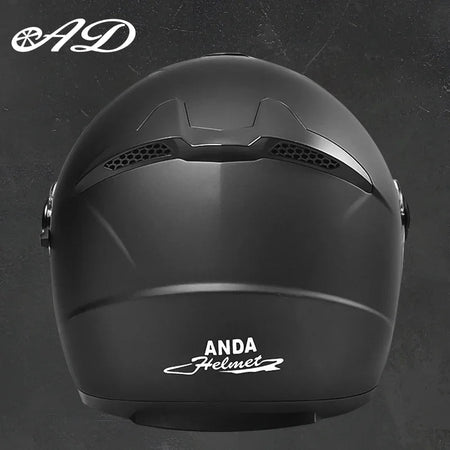Motorcycle helmet half face double lens four seasons men's and women's motorcycle half 3/4 open face helmet  AXSSIBLZ