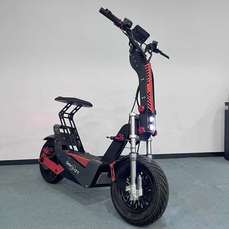 All-Black 72V 15000W Fast Speed 80MPH 120-140KMH Electric Scooter QS Motor Votol Racing Controller Geofought F8 E Scooters AXSSIBLZ