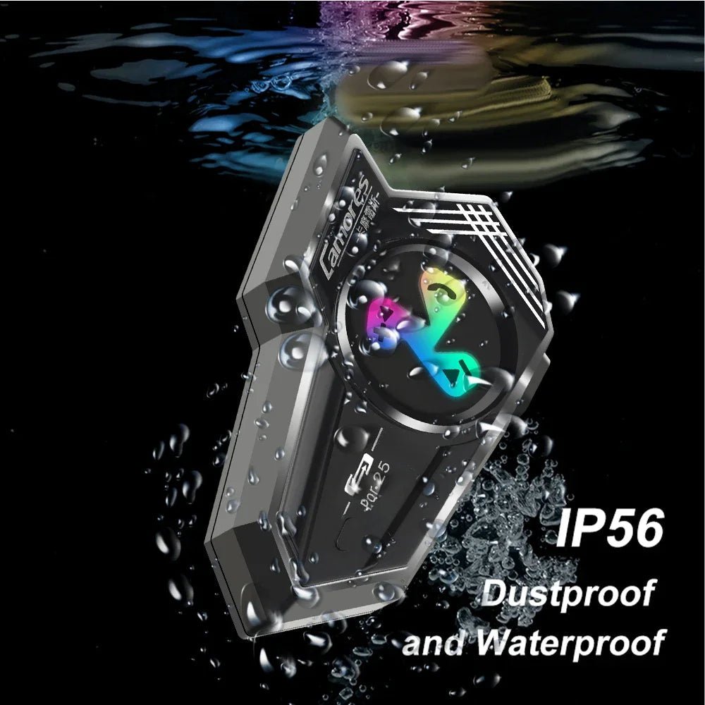 Bluetooth 5.4 Wireless Motorcycle Helmet Headset Hands-free Call Phone Motorcycle Waterproof Earphone Music Player Moto Helmet AXSSIBLZ