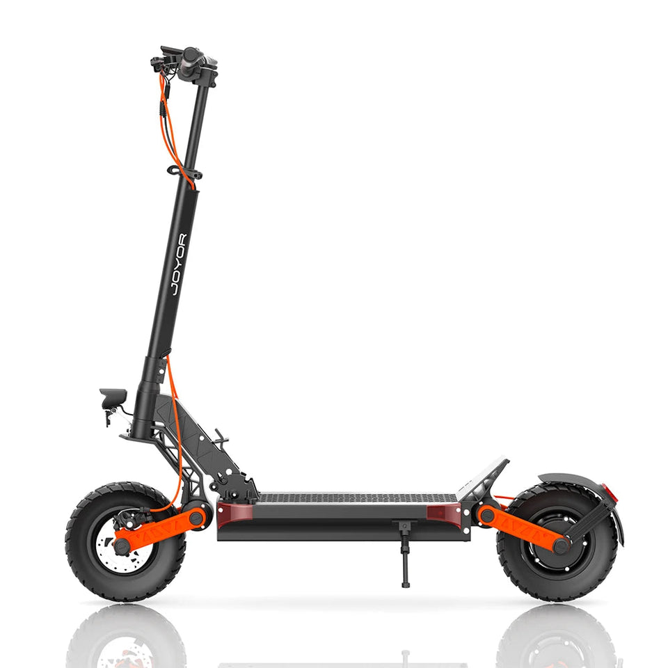 JOYOR S5-Z Adult Electric Scooter 600W Motor 48V13AH Battery Foldable E-Scooter 10" Off-Road Air Tire City EScooter AXSSIBLZ