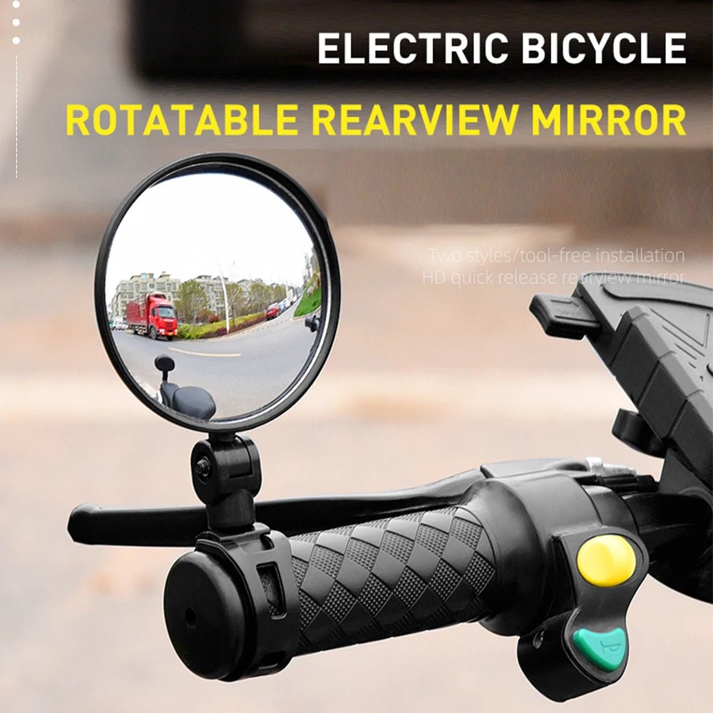 360° Vision Rearview Mirror for Electric Scooters & Bikes - 1PC AXSSIBLZ