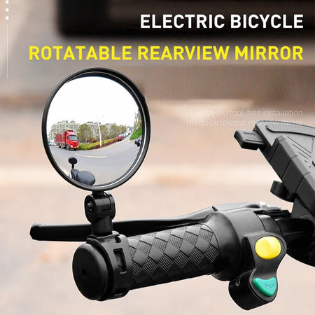 360° Vision Rearview Mirror for Electric Scooters & Bikes - 1PC AXSSIBLZ