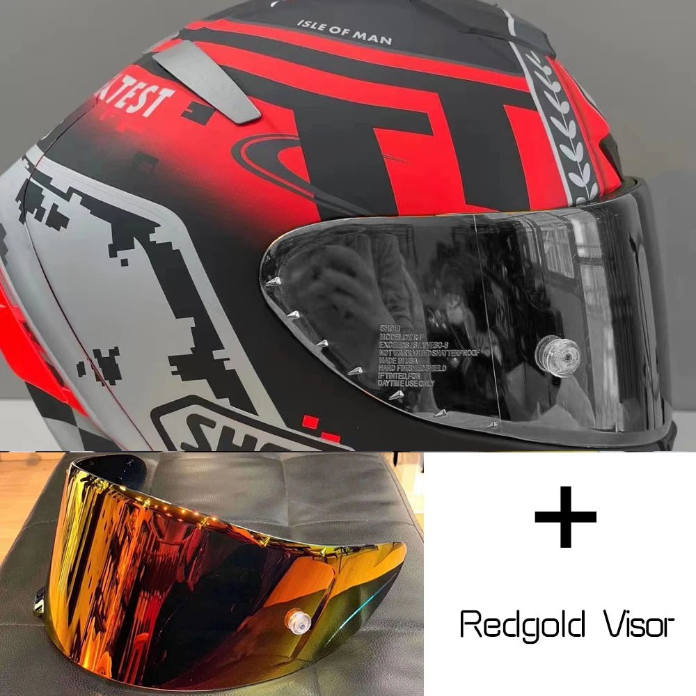 Motorcycle helme Full Face shoei X14 isle of man TT X-Sprit 3 RED  Motocross Racing Motobike Riding Helmet Casco De Motocicleta AXSSIBLZ