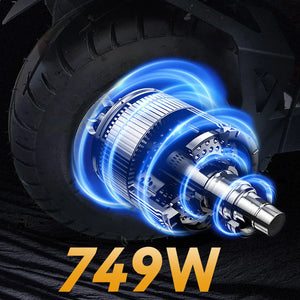 8000W dual drive off-road electric scooter, 60V50AH, 80KM/h and 100km range, hydraulic shock absorber 13 inch off-road wheels AXSSIBLZ