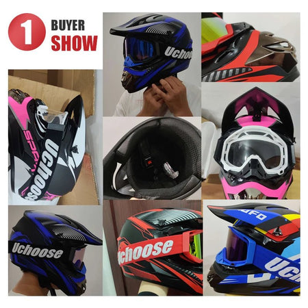 Full face motorcycle helmet for mountain bike  off-road  classic, MTB, racing, motocross, downhill, downhill AXSSIBLZ