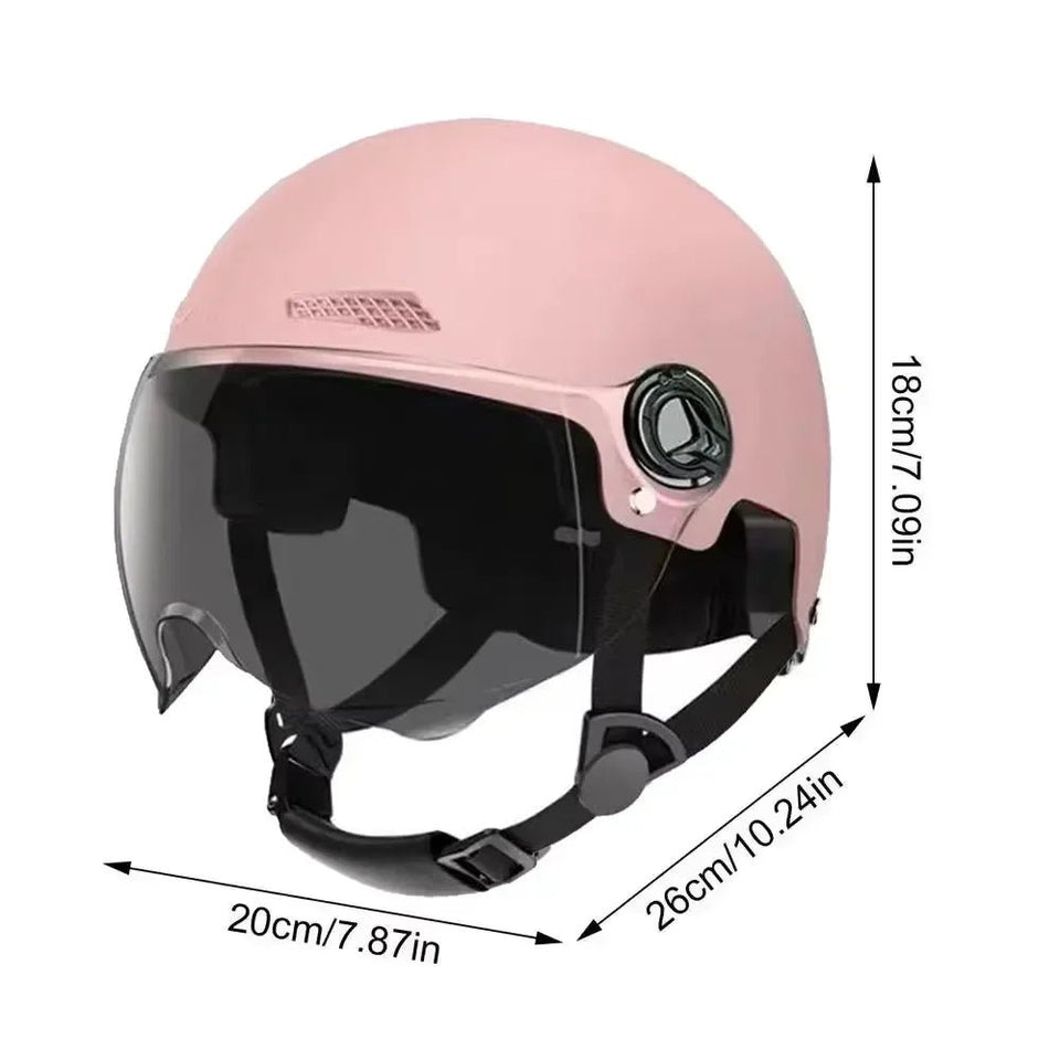 Motorcycle Helmet for Men Women Classic Retro Scooter Half Helmet Ultralight Cycling Helmet MTB Bike Bicycle Motorcycle Helmet AXSSIBLZ