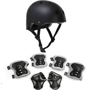 Child Bicycle Helmet Kids MTB Road Bike Helmets Safe Breathable Protection Headgear with Kneepads for Outdoor Sports Headpiece AXSSIBLZ