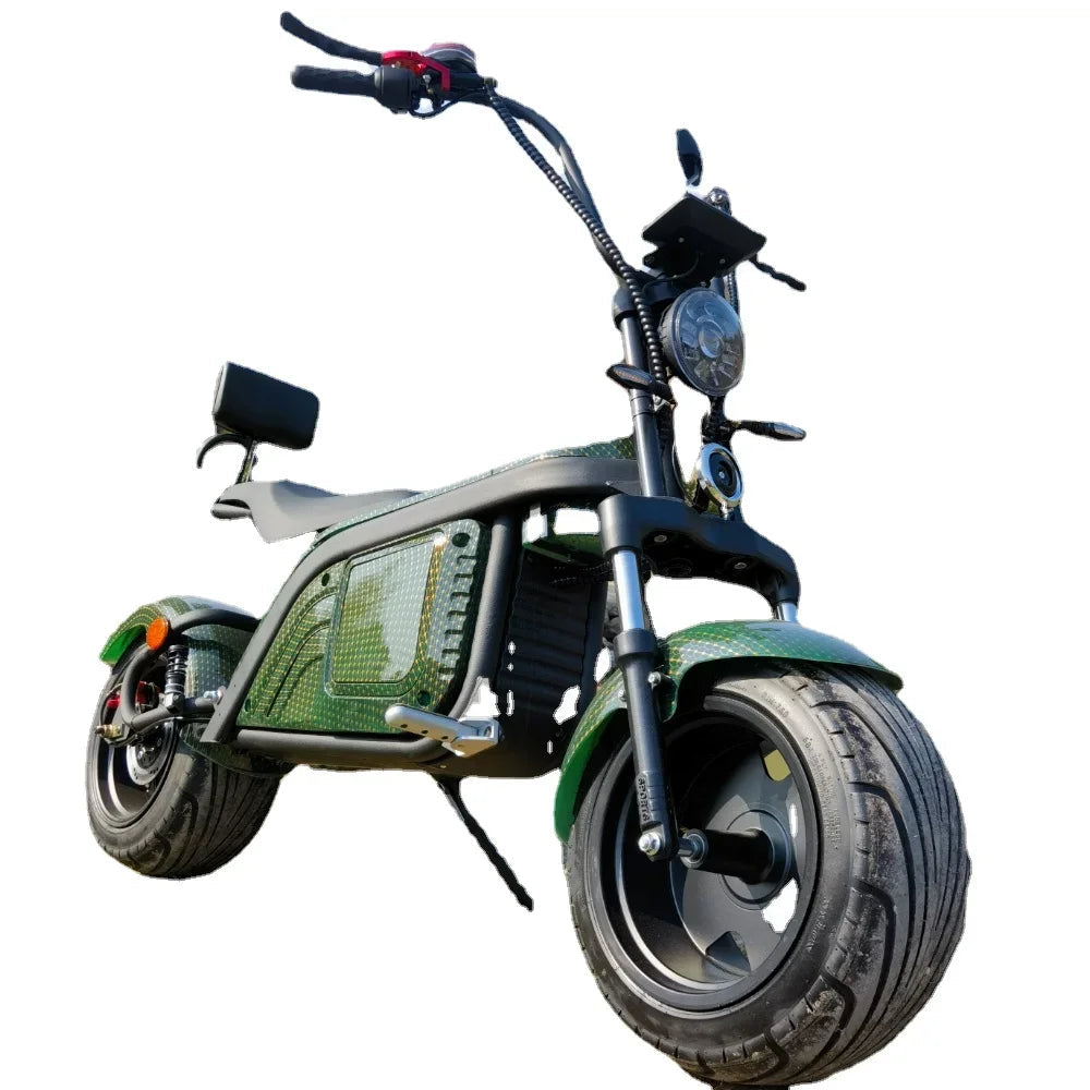 CocoRevolt 1500W/2000W/3000W – Powerful Electric Scooter with Disc Brakes and Steel Frame AXSSIBLZ