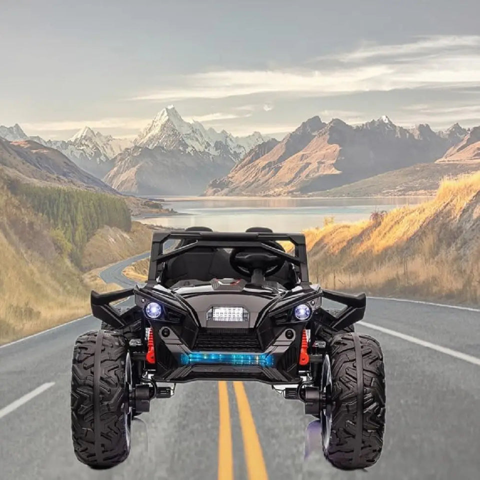 24V 10AH Ride on UTV Cars, 2 Seater, Battery Powered Ride On Cars with Remote Control, Full-Metal Frame, 4X Powerful Motors AXSSIBLZ