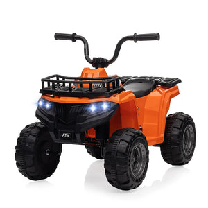 Kids Ride On ATV, 12V Battery Powered Electric Vehicle With Remote Control, 4-Wheeler Quad ATV Play Car For Boys Girls AXSSIBLZ