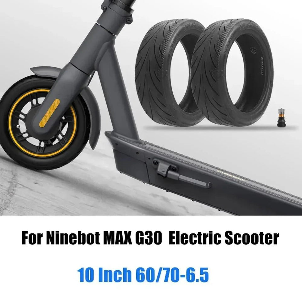 Front or Rear Tubeless Tyre 60/70-6.5 Vacuum Tire for Segway Ninebot MAX G30 KickScooter Electric Scooter 10 Inch Wheel Parts AXSSIBLZ