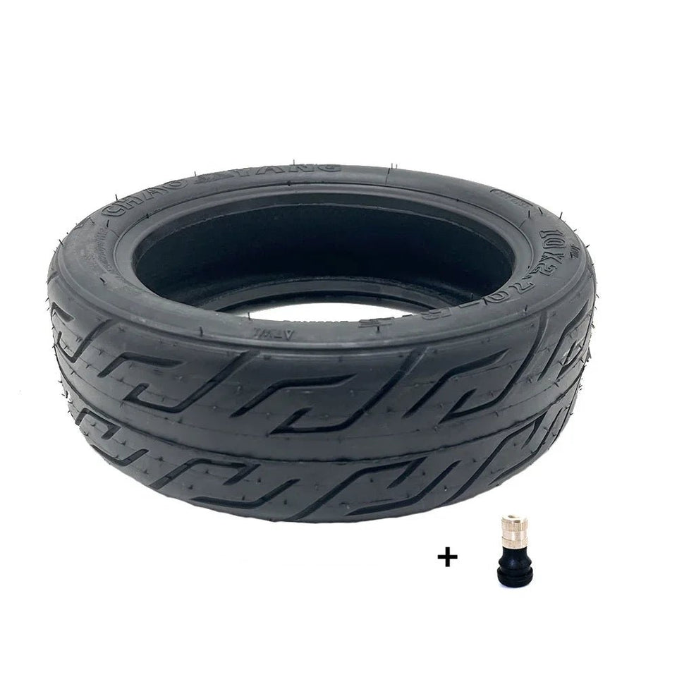 Chaoyang 10x2.70-6.5 Tubeless Tire 10x2.50-6.5 Vacuum Tyre with Valve for Electric Scooter 10 inch Pneumatic Wheel Accessories AXSSIBLZ