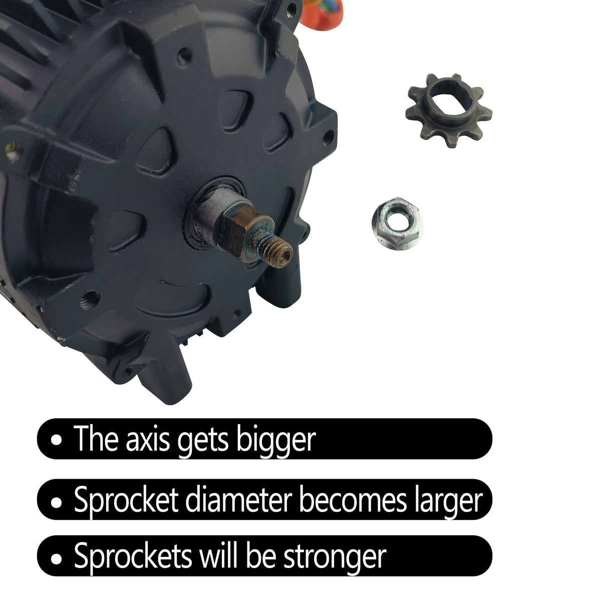 Kunray KR5V 5000W High-Performance 72V Brushless Motor Kit for Electric Motorcycles, Scooters, and Bicycles AXSSIBLZ