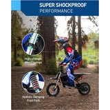 Hiboy 36V&300W Electric Motorcycle - Up to 15.5MPH & 13.7 Miles Long-Range, 3-Speed Modes Electric Dirt Bike for Kids Ages 3-10 AXSSIBLZ