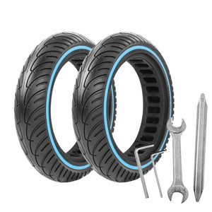 8.5 Inch Honeycomb Soild Tires for Xiaomi M365 1S Pro Electric Scooter Updated Wear-resistant Explosion-proof Damping Tires AXSSIBLZ