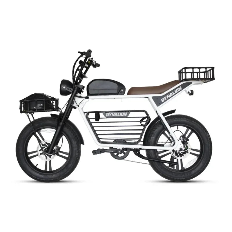 K7-2 RetroPower 48V 1000W Hybrid Electric Bike – Conquer Roads, Dirt, and Mountains AXSSIBLZ