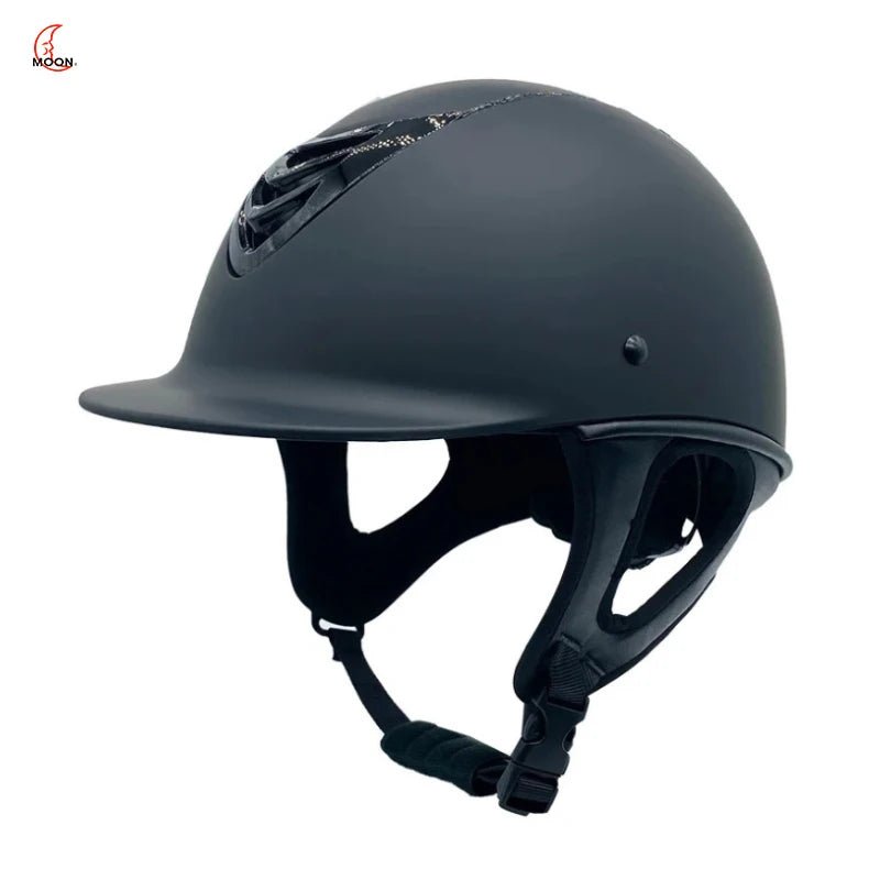 Equestrian Helmets Professional Summer Ultra Light Adult and Children Adjustable Breathable Horse Riding Helmet Riding Cap AXSSIBLZ