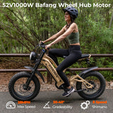 1000W mountain adult electric bicycle 48V20AH motorcycle style electric bicycle 20 inch dual oil disc off-road electric bicycle AXSSIBLZ