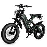 1000W mountain adult electric bicycle 48V20AH motorcycle style electric bicycle 20 inch dual oil disc off-road electric bicycle AXSSIBLZ