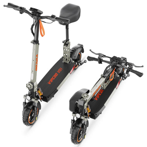 VIPCOO-VS1 eScooter 700W Motor 48V13AH Battery Portable Folding Design Electric Scooter 10 Inch Off-road Air Tire Fold E-Scooter AXSSIBLZ
