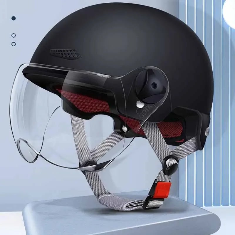 Motorcycle Helmet for Men Women Classic Retro Scooter Half Helmet Ultralight Cycling Helmet MTB Bike Bicycle Motorcycle Helmet AXSSIBLZ
