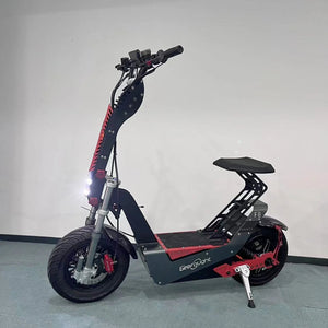 All-Black 72V 15000W Fast Speed 80MPH 120-140KMH Electric Scooter QS Motor Votol Racing Controller Geofought F8 E Scooters AXSSIBLZ