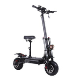 Portable Electric Scooter With 11'' Off Road Vacuum Tire,6000W 60V 38Ah High Power,Max Speed 80-85KMH,Dual Motor Drive E-scooter AXSSIBLZ