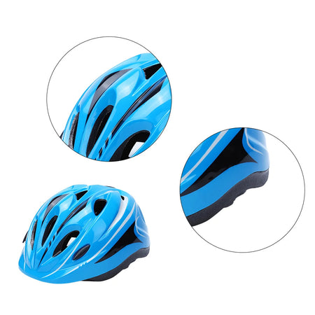 Child Bicycle Helmet Kids MTB Road Bike Helmets Safe Breathable Protection Headgear with Kneepads for Outdoor Sports Headpiece AXSSIBLZ