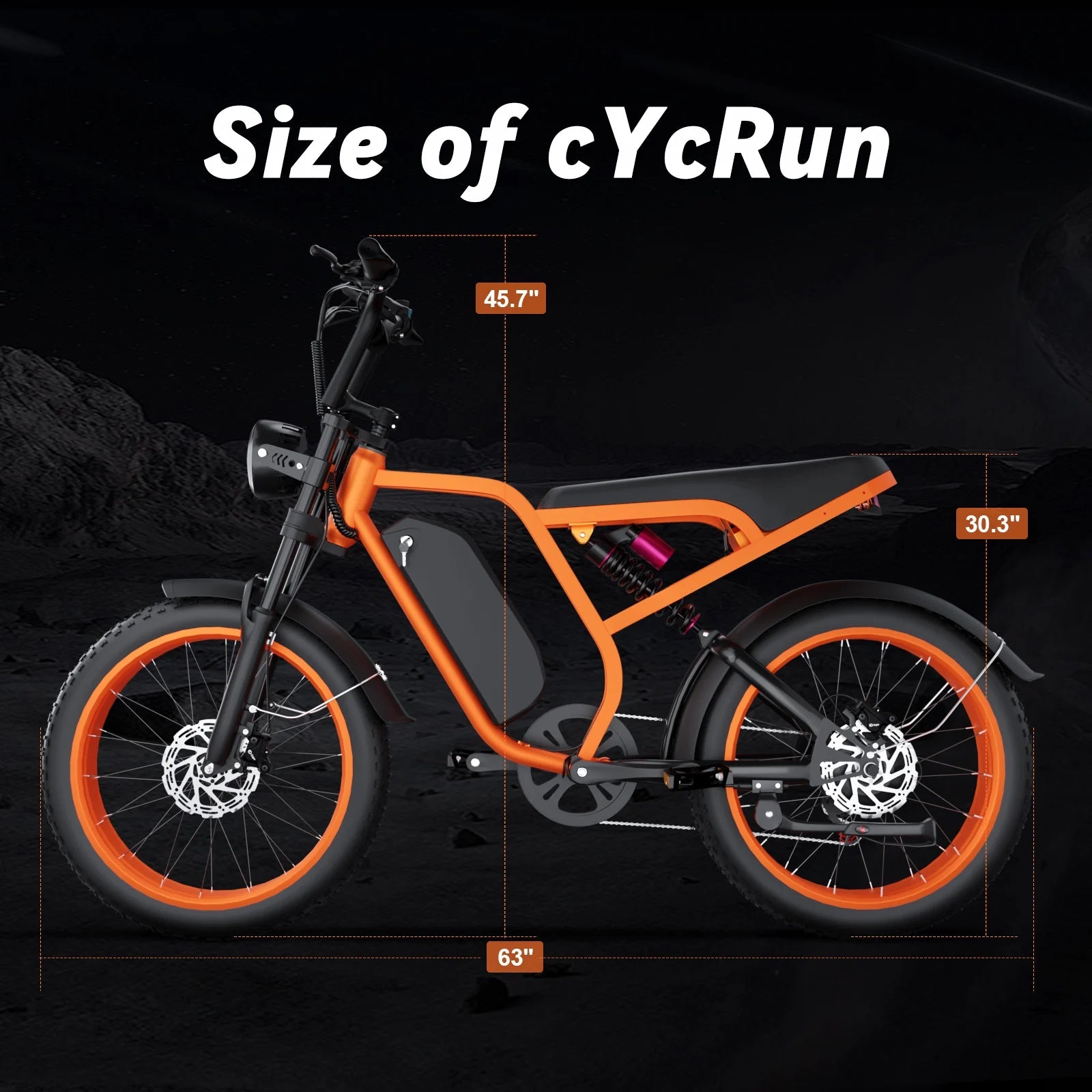 SU8 Model Electric Bike 48V 1500W Motor, 35MPH Speed, 75-Mile Range, Detachable Battery