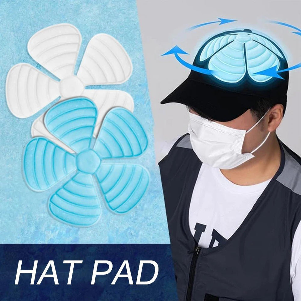 Helmets Ice Pack Cooling Heat Pad for Hat Reusable Lasting Cooling Riding Summer Portable Helmets Ice Pack for Outdoor Sports AXSSIBLZ