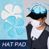 Helmets Ice Pack Cooling Heat Pad for Hat Reusable Lasting Cooling Riding Summer Portable Helmets Ice Pack for Outdoor Sports AXSSIBLZ
