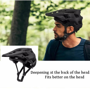 Mountain Bike Helmet – Men's Cycling Helmet for MTB Racing & Speedframe Protection AXSSIBLZ