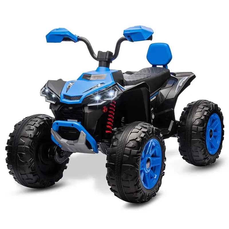 24V Kids Electric Vehicle 4-Wheeler Kids Ride On Toy Car XXXL Size ATV Electric Car for Toddler Children Gift,Spring Supspension AXSSIBLZ