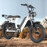 Ebike S1 Bike 750W 48V 16AH Men's/Ladies 7-speed 20-inch Off-Road City Electric Bike Available for Beaches Mountains AXSSIBLZ