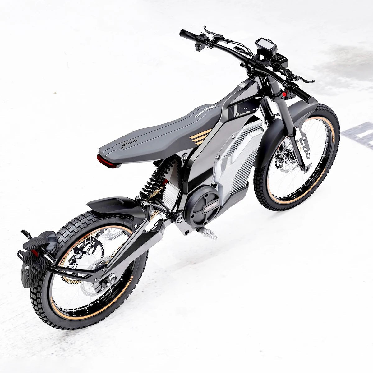 CAOFEN F80 electric motorcycle two-wheel off-road road electric bike 72v48ah Maximum power 8000w Medium motor direct ebike AXSSIBLZ