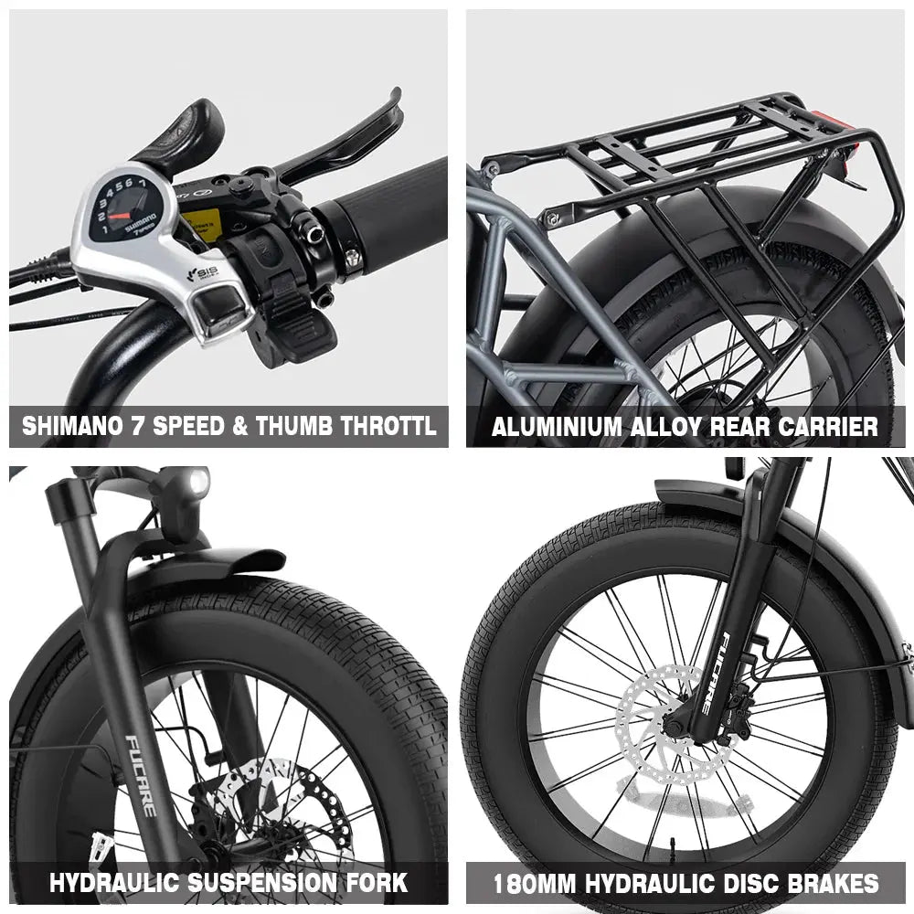 Fucare Gemini Fat Tire Electric Bike - AXSSIBLZ