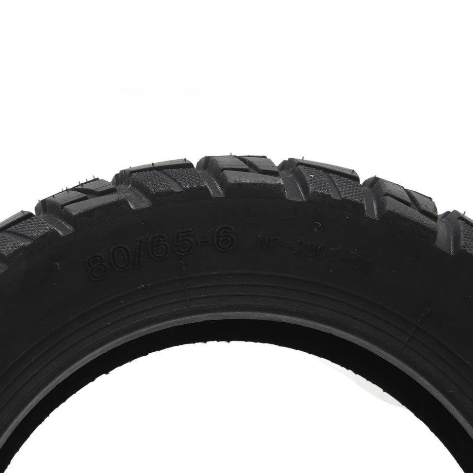80/65‑6 Electric Scooter Tires Excellent Grip Rubber Electric Scooter Tires Replacement for Electric Scooter AXSSIBLZ