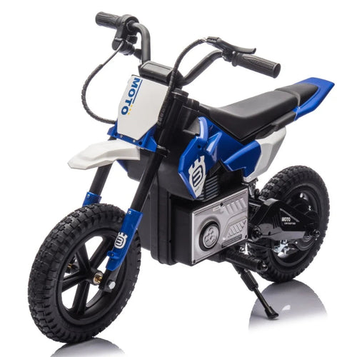 24V Kids Ride On Electric Toy Motocross Motorcycle,200W High Speed Hub Motor,Speeds 3.11-9.32MPH For Kids Aged 5-15. AXSSIBLZ