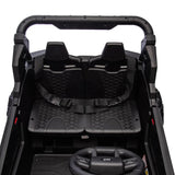 24V Two-Seater Kids Ride On UTV,Anti-collision bar,Storage space,Music,USB,Bluetooth,Volume control,for Kids 3+. AXSSIBLZ