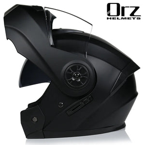 Casco capacetes double dual lens helmet motorcycle helmet full face helmets downhill racing helmets motorfiets helm AXSSIBLZ