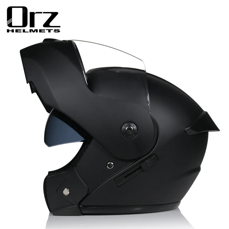 Casco capacetes double dual lens helmet motorcycle helmet full face helmets downhill racing helmets motorfiets helm AXSSIBLZ