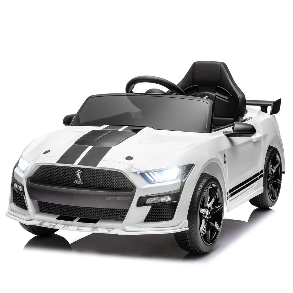 Ride On Kids Car With Remote Controls 12V Battery Powered Electric Ride on Car Truck Sigle Seat Bluetooth Music LED Lights AXSSIBLZ