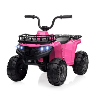 Kids Ride On ATV, 12V Battery Powered Electric Vehicle With Remote Control, 4-Wheeler Quad ATV Play Car For Boys Girls AXSSIBLZ