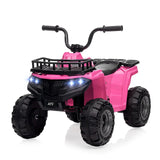 Kids Ride On ATV, 12V Battery Powered Electric Vehicle With Remote Control, 4-Wheeler Quad ATV Play Car For Boys Girls AXSSIBLZ