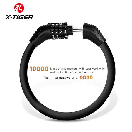 X-TIGER Portable Universal 4 Digit Password BicyclePadlock - AXSSIBLZ