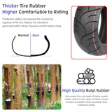 ULIP 11 Inch 90/60-6 Road Tubeless Tire For Electric Scooter City Road Vacuum Tire Widened Wear-resistant Non-slip Tyre Parts AXSSIBLZ