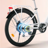 women's Ebike Electric Bicycle 26" 250W mid motor City Ebike Pedelec with Bicycle Basket Cup HolderSports Entertainment Cycling AXSSIBLZ