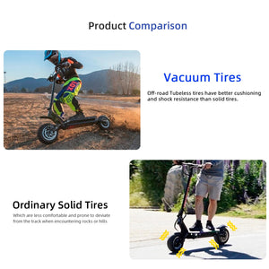 ULIP 11 Inch 90/60-6 Road Tubeless Tire For Electric Scooter City Road Vacuum Tire Widened Wear-resistant Non-slip Tyre Parts AXSSIBLZ